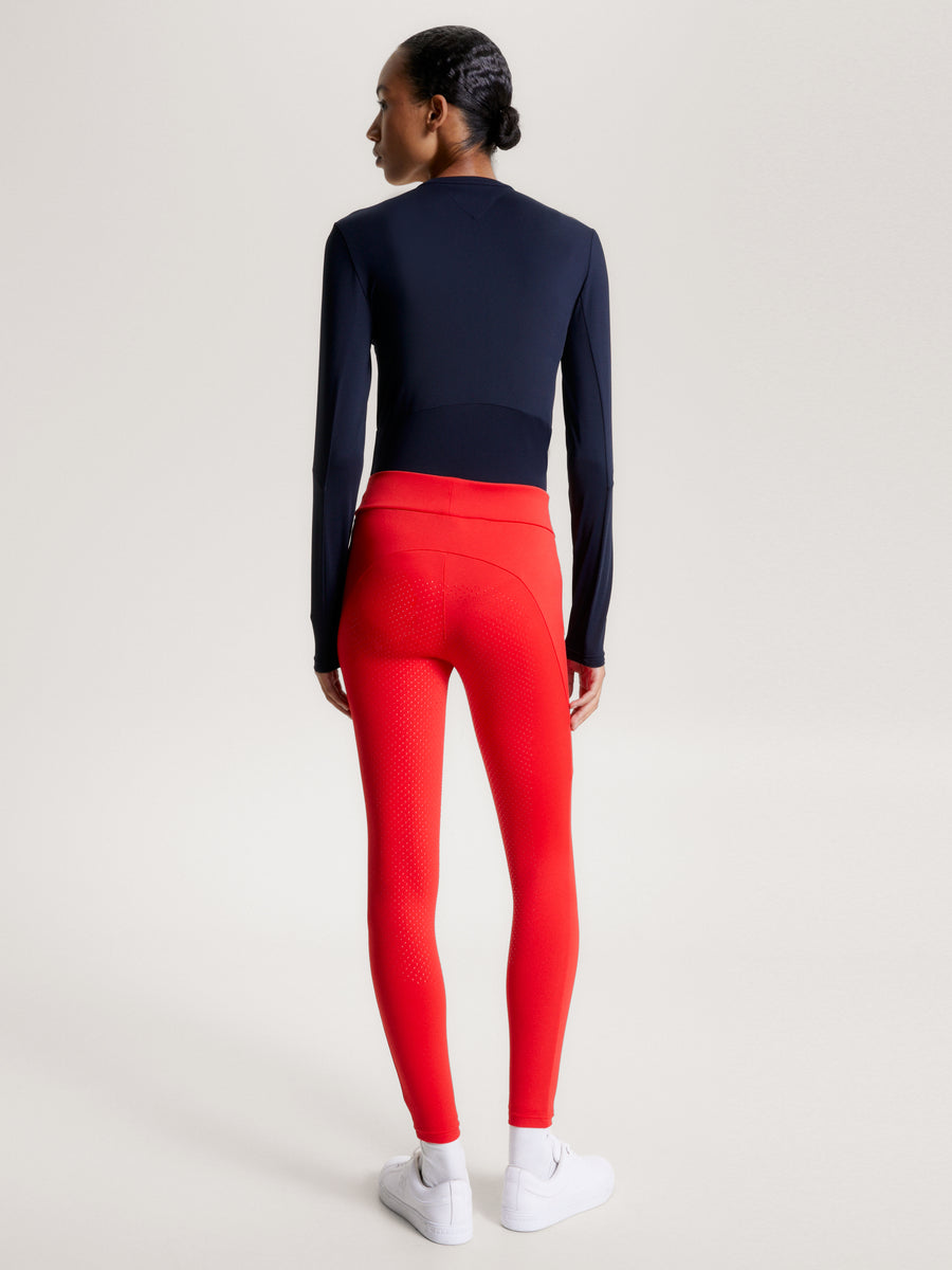 Elmira All-Year Full Grip Leggings FIERCE RED – Tommy Equestrian B2B